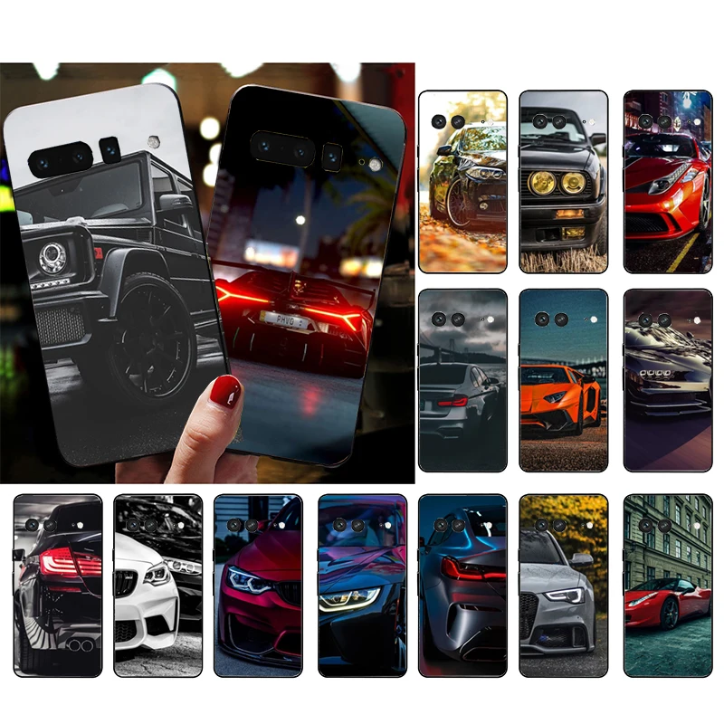 

Phone Case for Google Pixel 7 Pro 7 6A 6 Pro 5A 4A 3A Pixel 4 XL Pixel 5 6 4 3 XL 3A XL 2 XL Car-light Case Funda