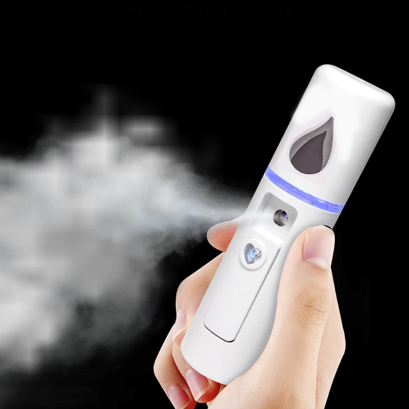 

Mini Facial Steamer Portable Nano Spray Moisturizer USB Facial Moisturizing and Humidifying Steaming Facial Beauty Sprayer