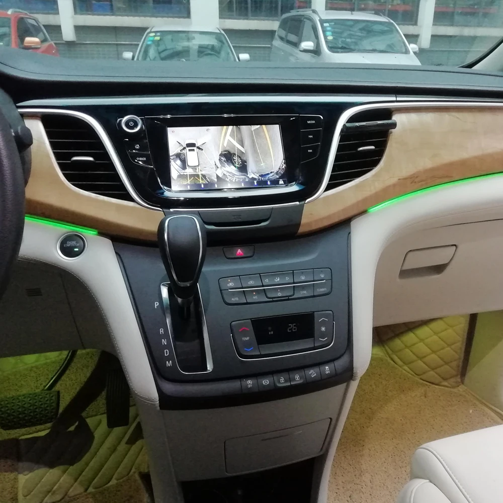 

Специальный окружающий свет. Обновите интерьер автомобиля вкусно. Доступно для установки встроенной вставки Buick GL8 653T