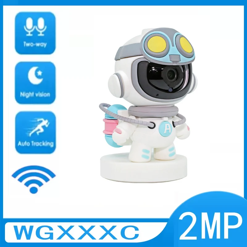 

2MP Robot 5G Dual-Frequency WiFi Monitoring Camera Infrared Night Vision Two-way Voice Kamera PIR Human Detection ip cam