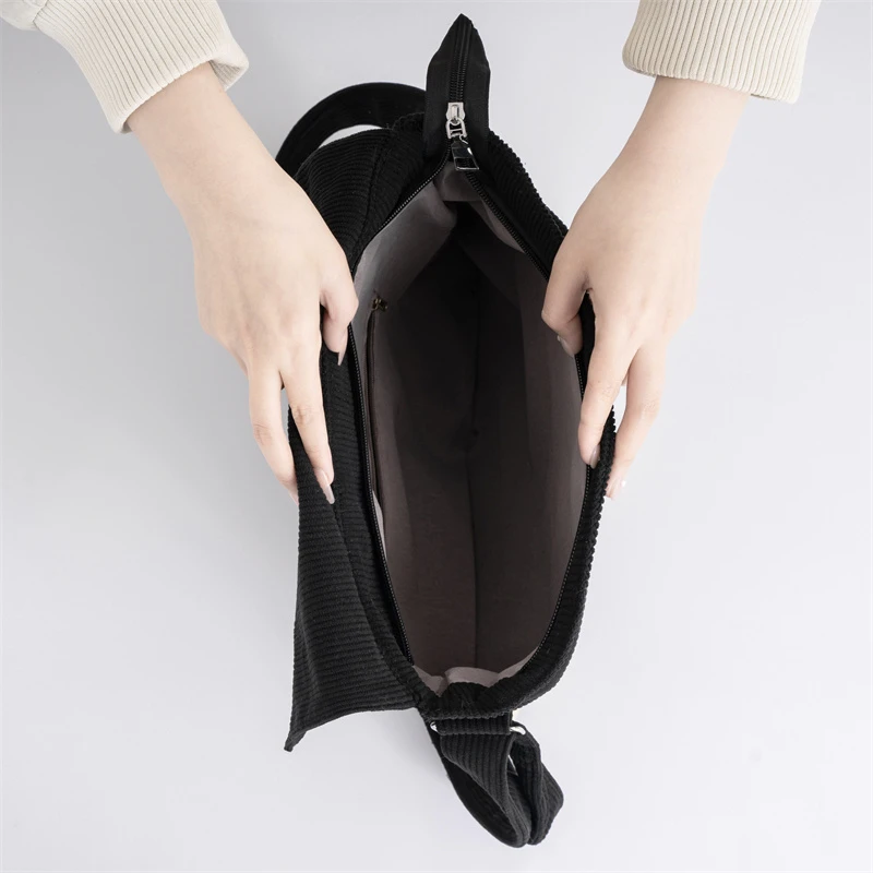 Мужская модная универсальная сумка через плечо Вельветовая Удобная