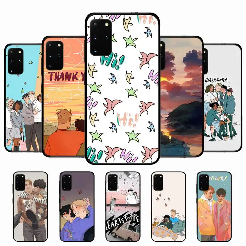 

Heartstopper Phone Case for Samsung S10 21 20 9 8 plus lite S20 UlTRA 7edge