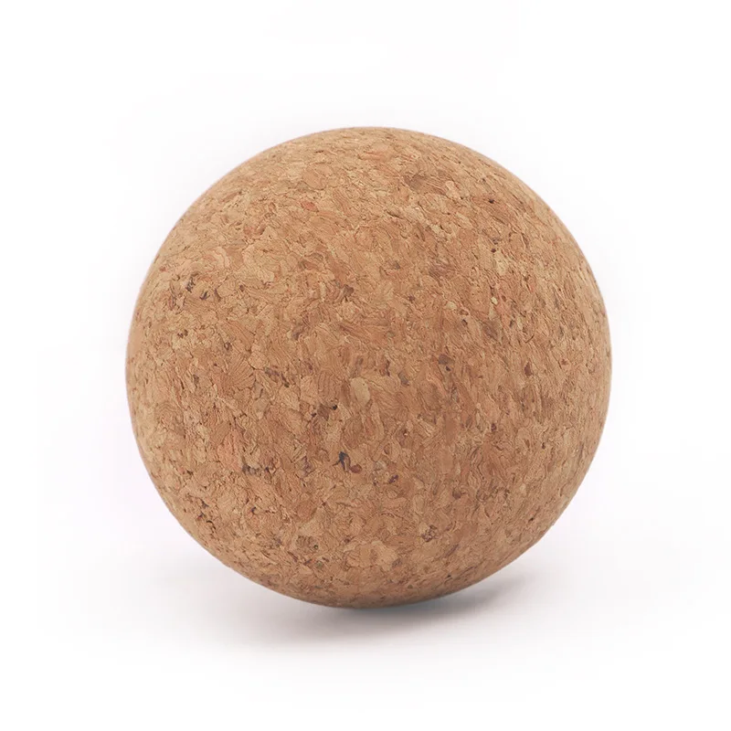 

Высокоплотный пробковый мяч для йоги, без протечек, пилатеса, тренажерного зала, медицинский Массажный мяч