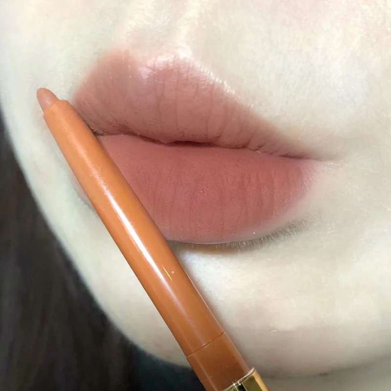 

Outline Lip Liner Shadow Pencil Nude Matte Lipstick Pen Waterproof Natural Makeup Nonstick Cup Moisturizing Lip Balm Cosmetic