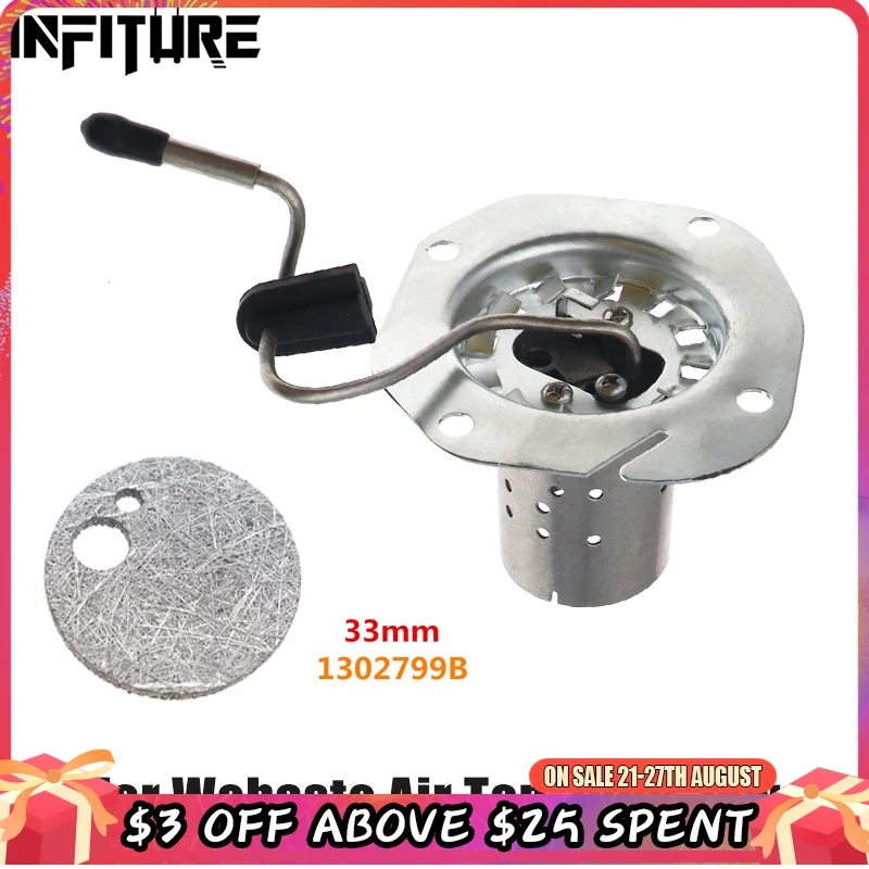 

Diesel Burner Cartridge For Webasto Air Top 2000 12V 24V Heater Metal Burner Cartridge Engine Accessories+310 Burner Screen Mesh