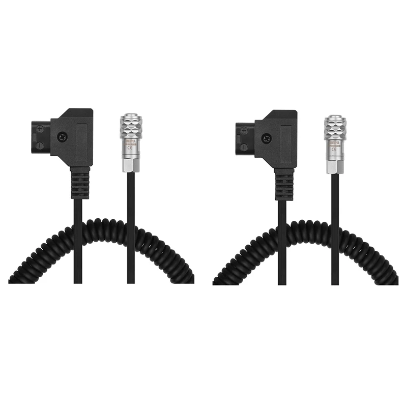

2X D-Tap To BMPCC 4K 2 Pin Locking Power Cable For Blackmagic Pocket Cinema Camera 4K For Sony V Mount Battery