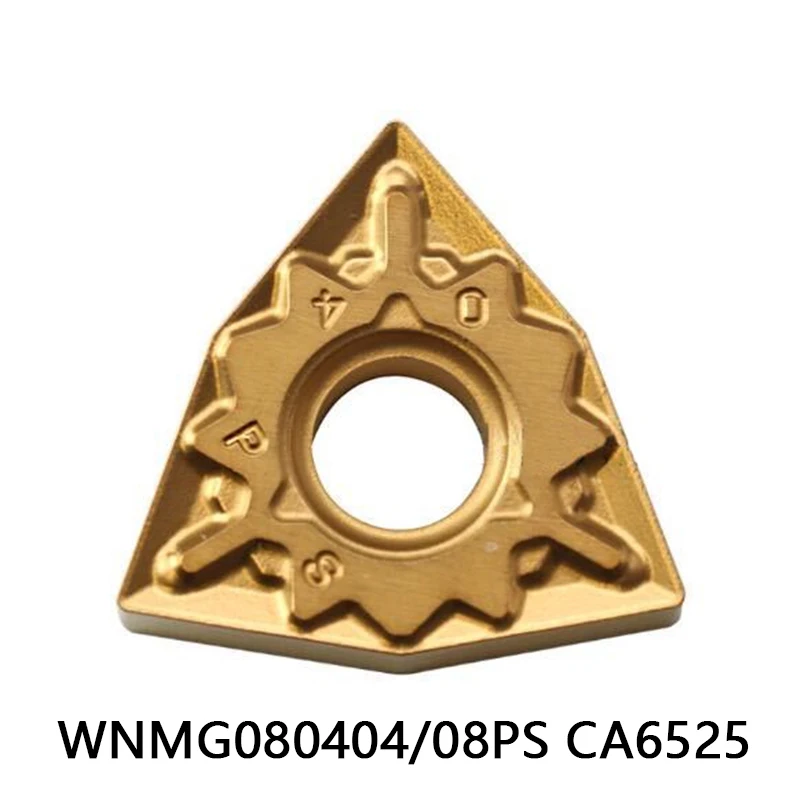 

Карбидные вставки для токарного станка WNMG080404, WNMG080408, для нержавеющей стали WNMG080404PS, WNMG080408PS CA6525