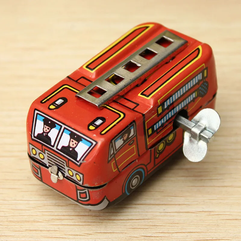 1 шт. Забавный подарок для детей заводные игрушки Ретро паровой поезд пожарная