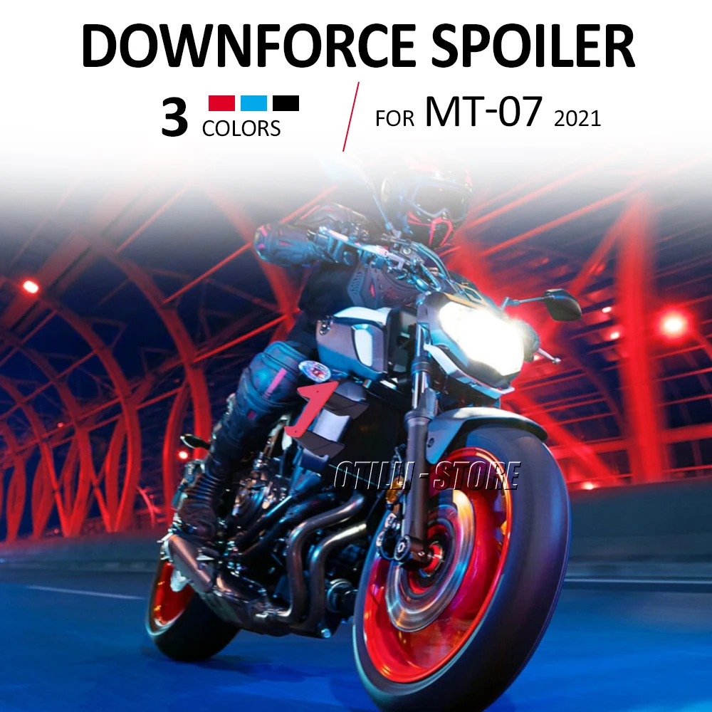 Новая модель для YAMAHA 3 вида цветов MT07 mt07 Side Downforce голые спойлеры фиксированные