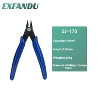 diagonal pliers carbon steel pliers electrical wire cable cutters cutting side snips flush pliers nipper hand tools