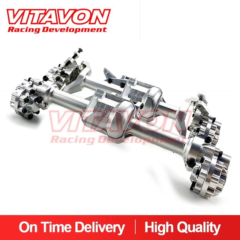

VITAVON Front & Rear Axle Housing set Alu7075 CNC for Traxxas TRX-4 1:10