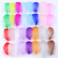 1000pcs bulk sale goose feather colourful 8 12cm medium floating decor plumes for crafts jewelry making dream catcher material