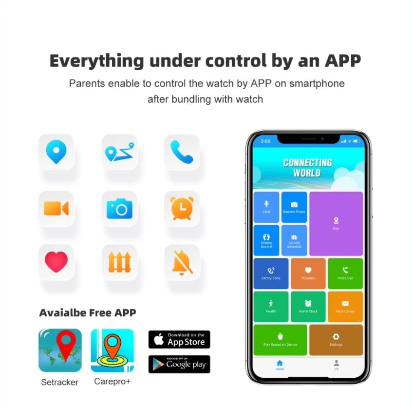 Детские Смарт-часы SOS для детей Sim-карта LBS местоположение фото водонепроницаемый