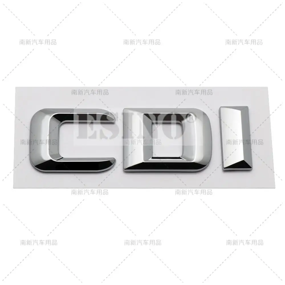 

3D значок CDI CGI для багажника автомобиля, ABS значок, Эмблема для заднего багажника автомобиля, клейкий значок для крыла, двери, для Mercedes Benz S450, E300, C260