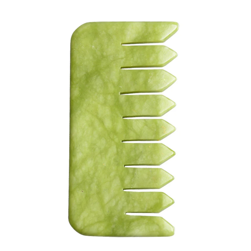 

Comb Hairscraping Jadehorn Scalp Platetooth Head Fine Guasha Practical Women Stick Shape Wide Facial Boardtools Needle Toolcombs