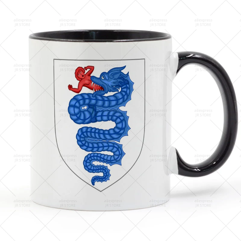 Герб Милан Средневековая Геральдика Италия Кружка Керамическая чашка Подарки 11