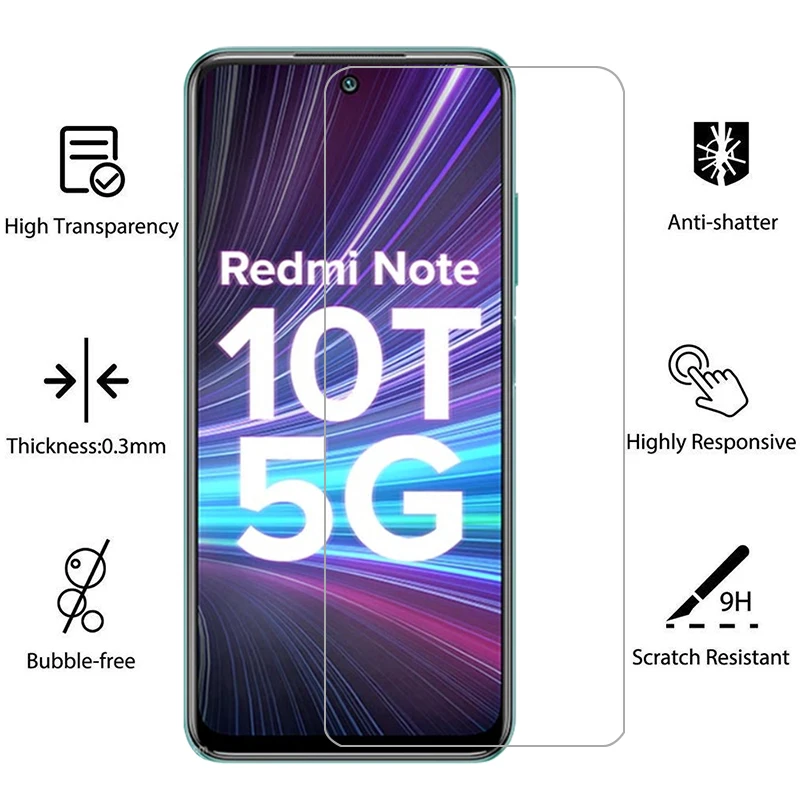 закаленное стекло для xiaomi redmi note 10t 5g чехол телефона note10t not t10 задняя крышка 360