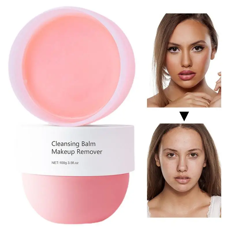 

Makeup Melting Cleansing Balm Face Cleansing Balm to Gently Melt Away Dirt Oil Makeup Waterproof Makeup Remover Face Cleanser