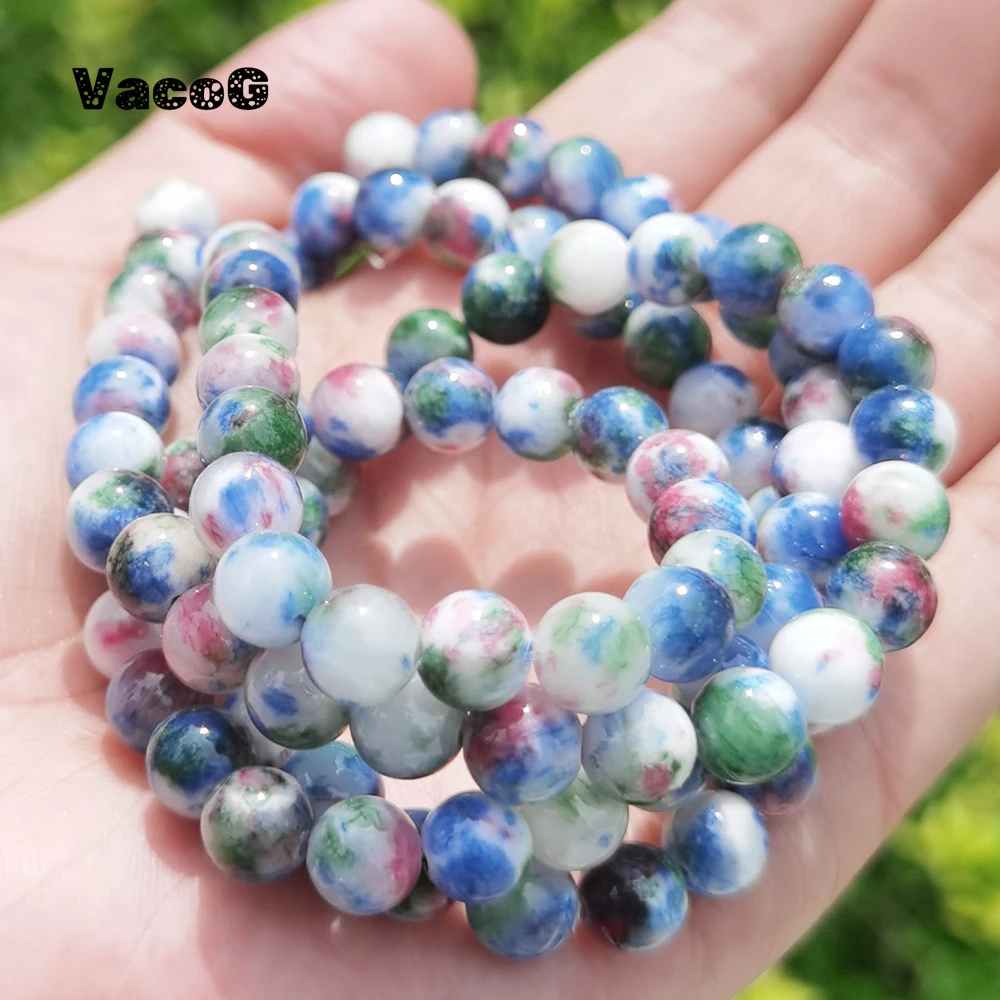 

Круглые Бусины Из Натурального Персидского нефрита для изготовления ювелирных изделий, 15 дюймов, 6/8/10 мм