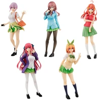 the five half bride nakano nino anime figures model ornaments anime toys gift colletible model toys pvc model cartoon toys