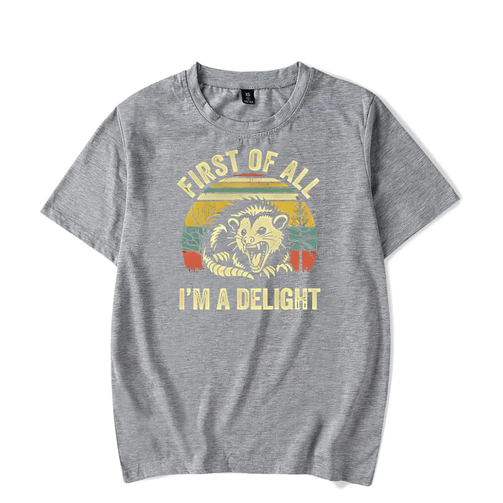 В первую очередь я радует Opossum Possum merch футболка с коротким рукавом и круглым