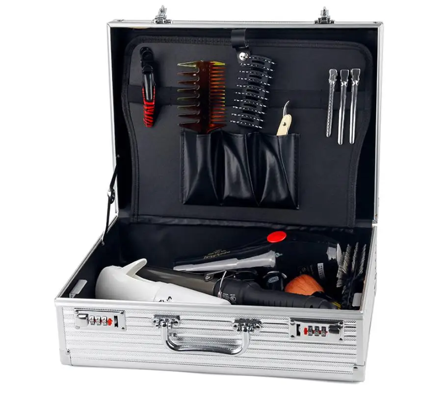 Профессиональный парикмахерский алюминиевый косметический чехол для салона