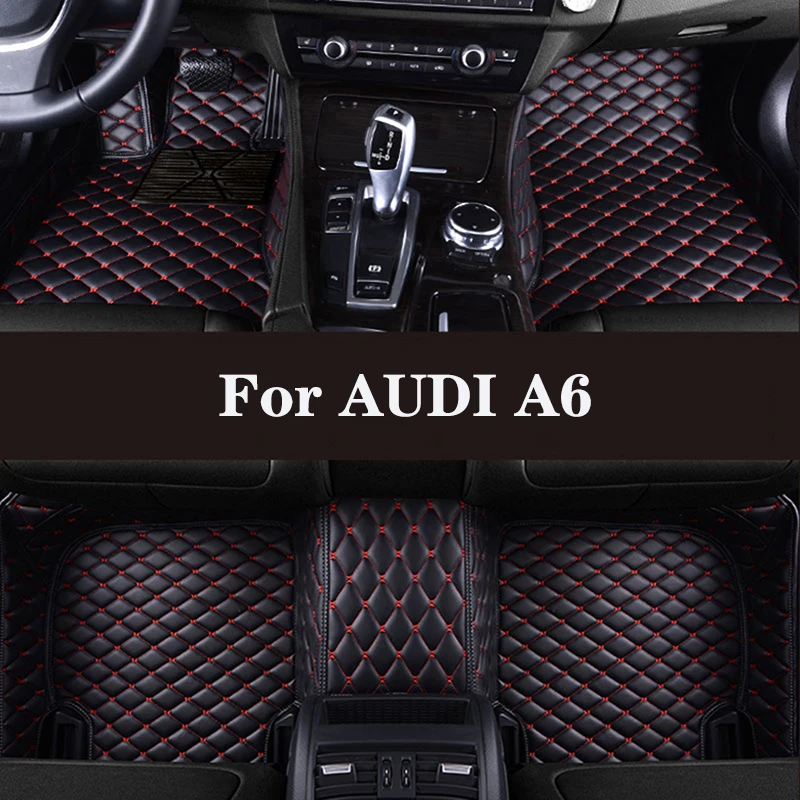 

Full Surround Custom Leather Car Floor Mat For AUDI A6 2012-2017 (Model Year) Car Interior Auto Parts