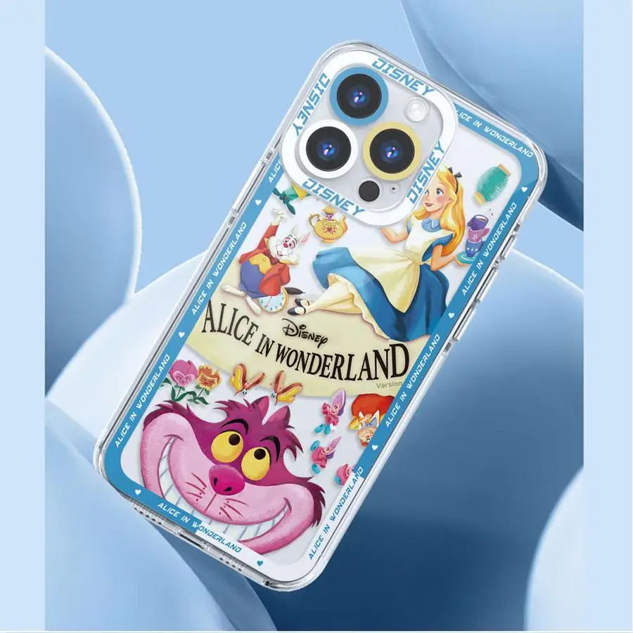Disney Alice Cheshire Cat phone Case for Mi 11 Lite 5G 11T Pro Redmi 9A 10A 10C 12 4G 12C 13C 4G5G Poco X3 NFC Cover