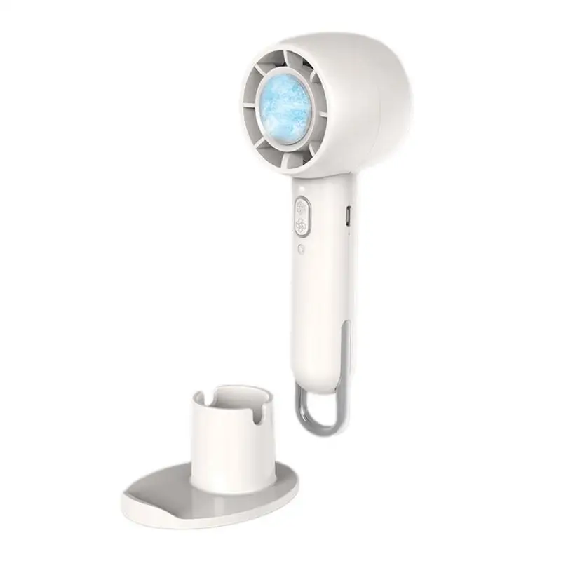 

Ice Fan Air Cooler Portable Mini Air Cooler Handheld Fan Built-In Semiconductor Long Battery Life Standable Air Cooler