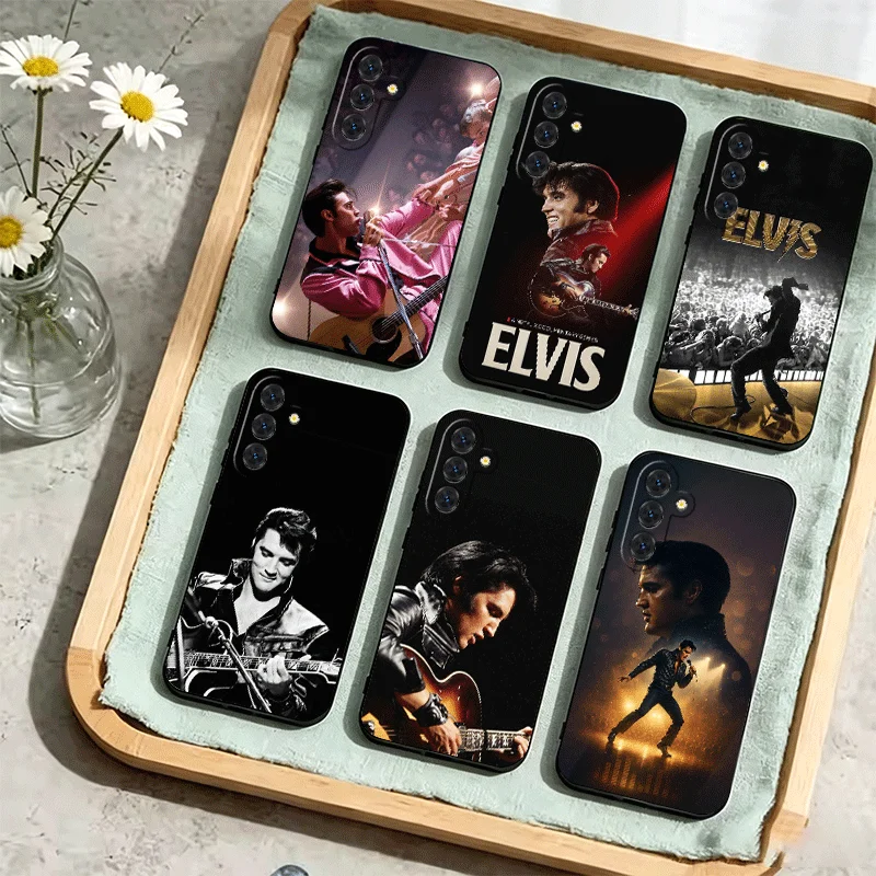 Фото Мягкий чехол для телефона Samsung A17 A37 A57 A16 A36 A56 A15 A35 A55 Singer E-Elvis P-Presley A14 A34 A54 A13 A33 A53 A27 A26 A25 A24 №5