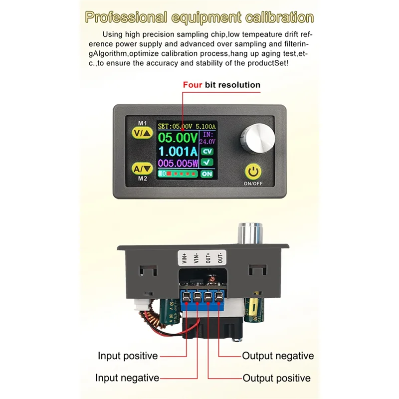 Регулируемый лабораторный вольтметр-Амперметр WZ3605E DC Boost Converter CC CV 36V 5A