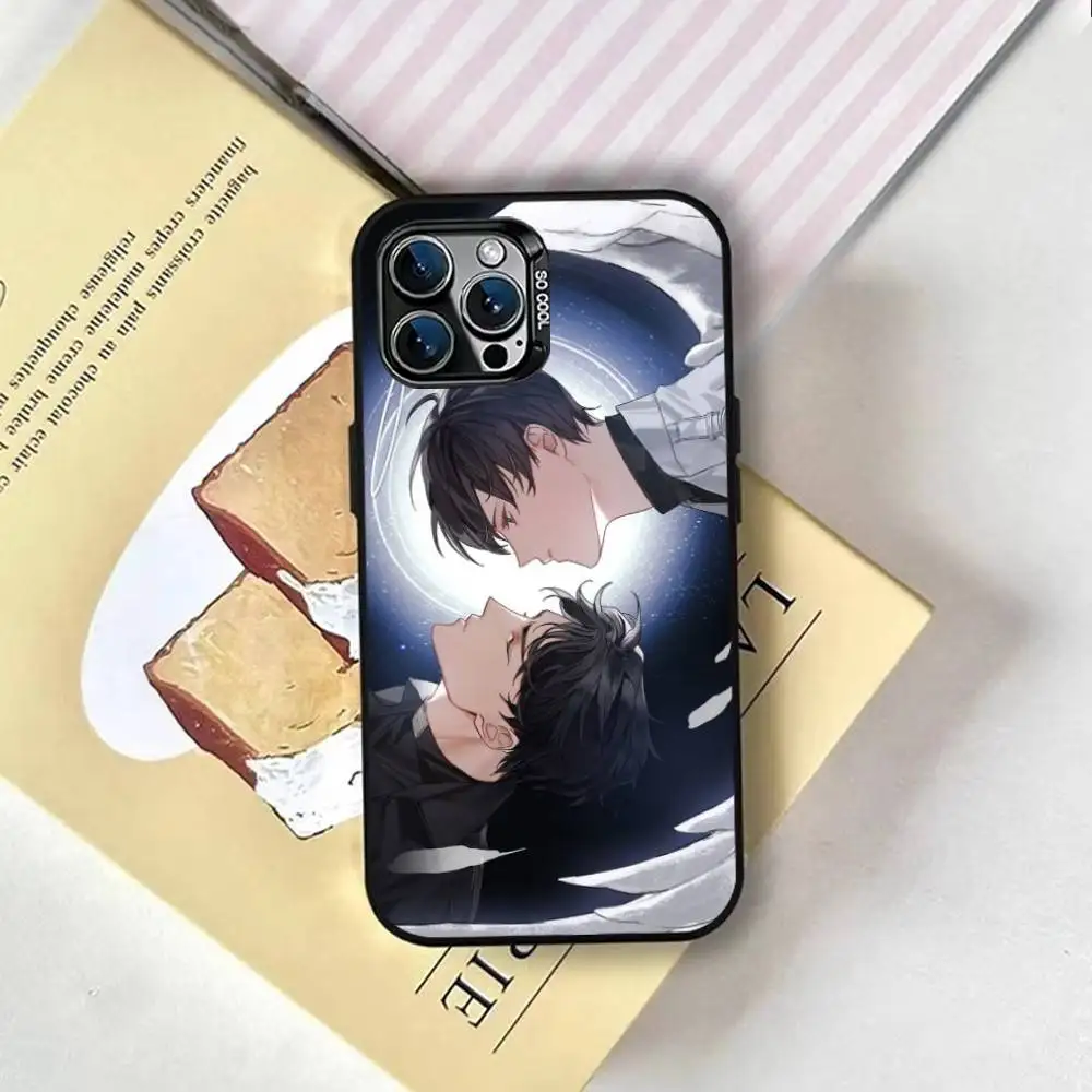 Фото Чехол для телефона O-Omniscient R-ReaderS V-Viewpoint для iPhone 17, 16, 15, 14, 13, 12, 11 Plus, Pro Max, XS, цветной, серебристо-черный №3