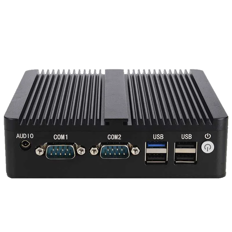 

Linux Ubuntu Fanless Rugged J1900 X86 Industrial Computer 2 Ethernet Embedded Mini Pc