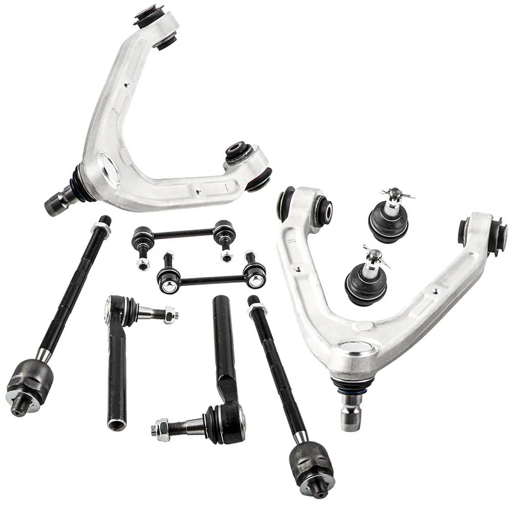 

Fast Shipping 10pcs Front Control Arm Ball Joint Tie Rod Sway Bar Link For Hummer H3 07-10
