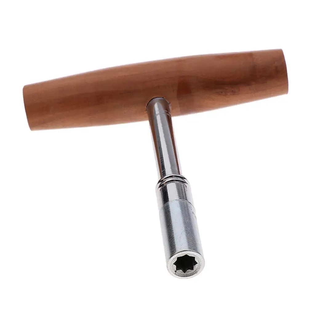 

Professional Piano Tuning Tool T Shaped Wrench Spanner with Wood Handle