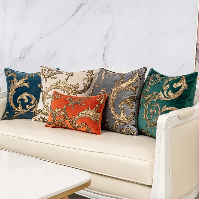 

Вышитая диванная подушка, подушка, роскошная Подушка, наволочка для дивана в американском стиле, подушка для сна, европейская Подушка, домашняя наволочка