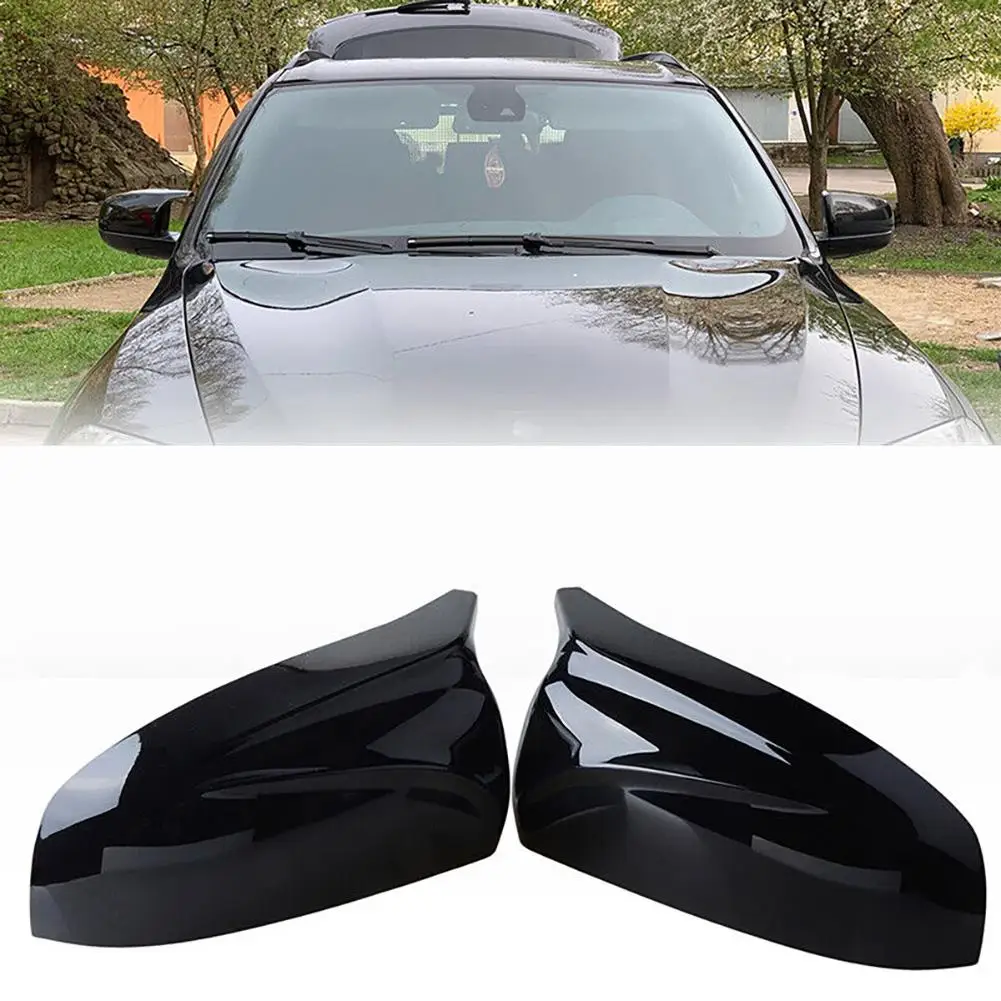 

1PC Rearview Mirror Caps Cover Side Mirror Shell Modification Accessories Compatible For X5 E70 X6 E71 08-13