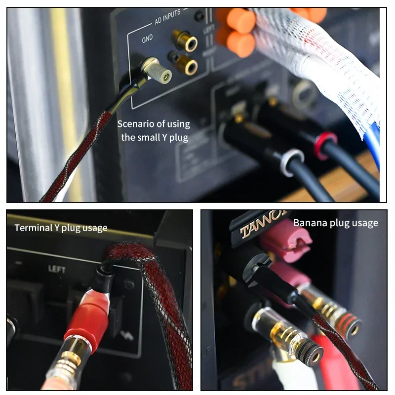 Уземляющая коробка Hi-Fi из алюминиевого сплава аудио электронная с черным