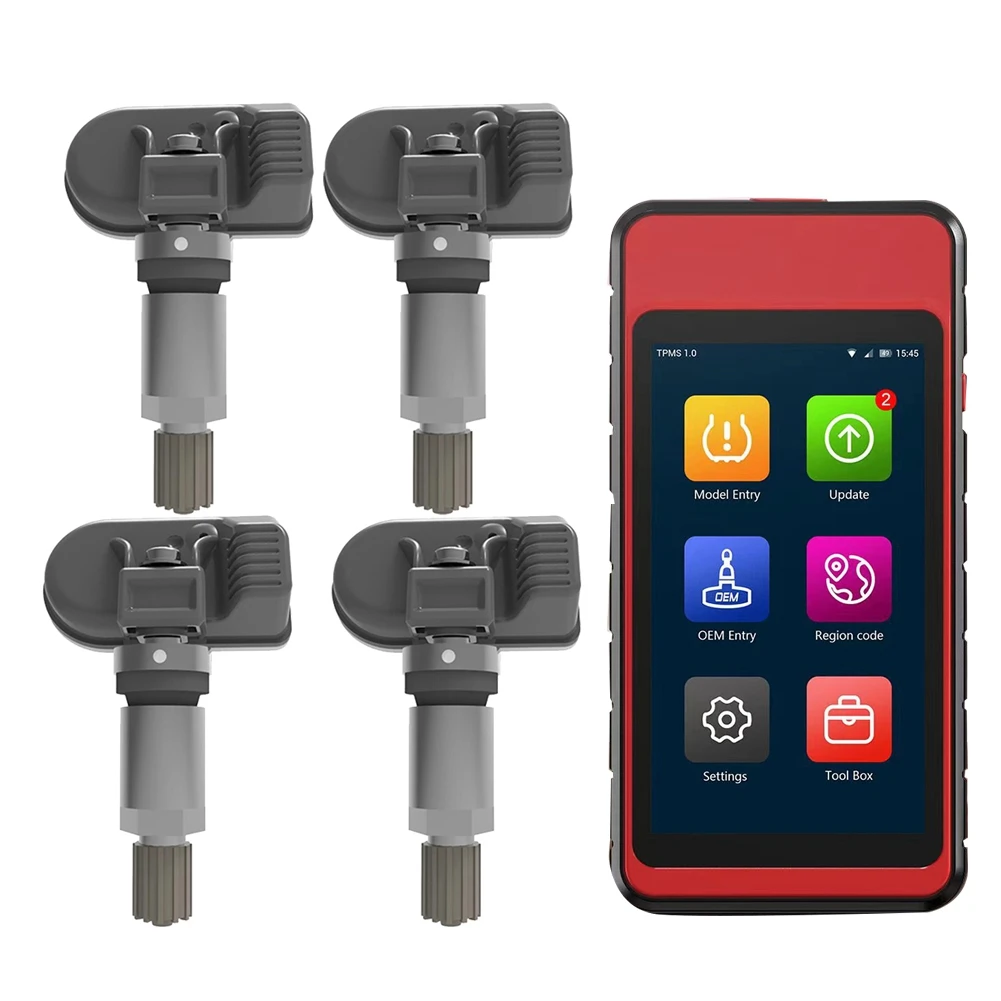 

1 Set Tire Pressure Sensor Matching Programming Handle Supports 98% Models 433MHz 315MHZ TPMS Sensor Universal