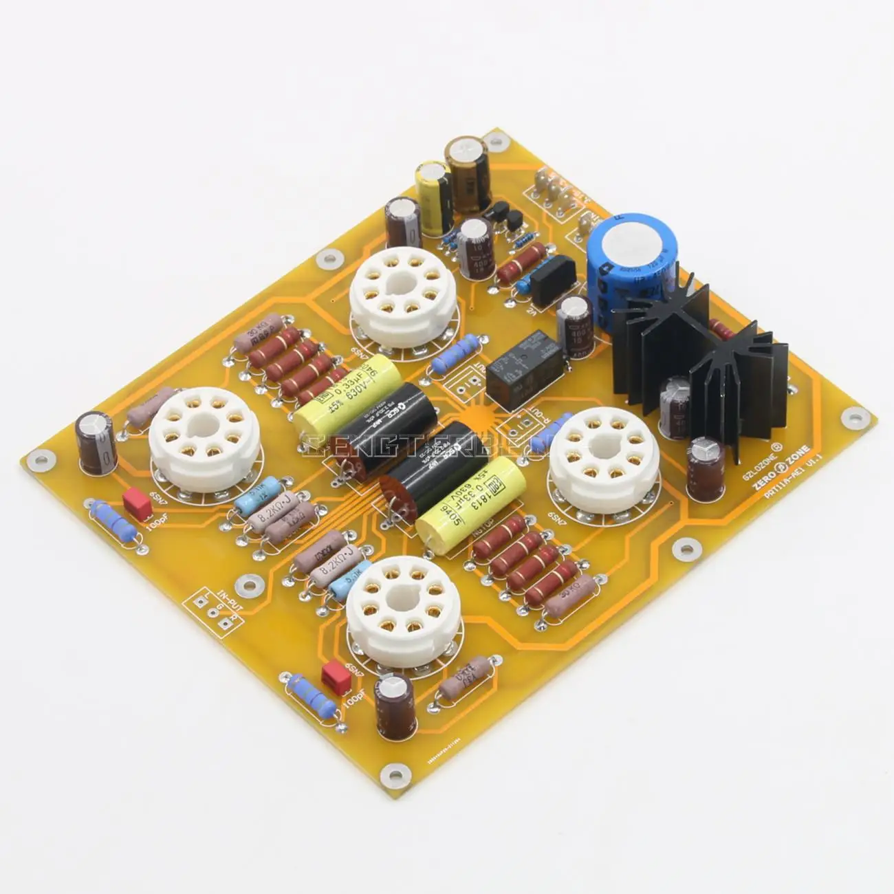 PRT11A 6SN7/6N8P Плата лампового предусилителя Hi-Fi стерео домашнее аудио предусилитель