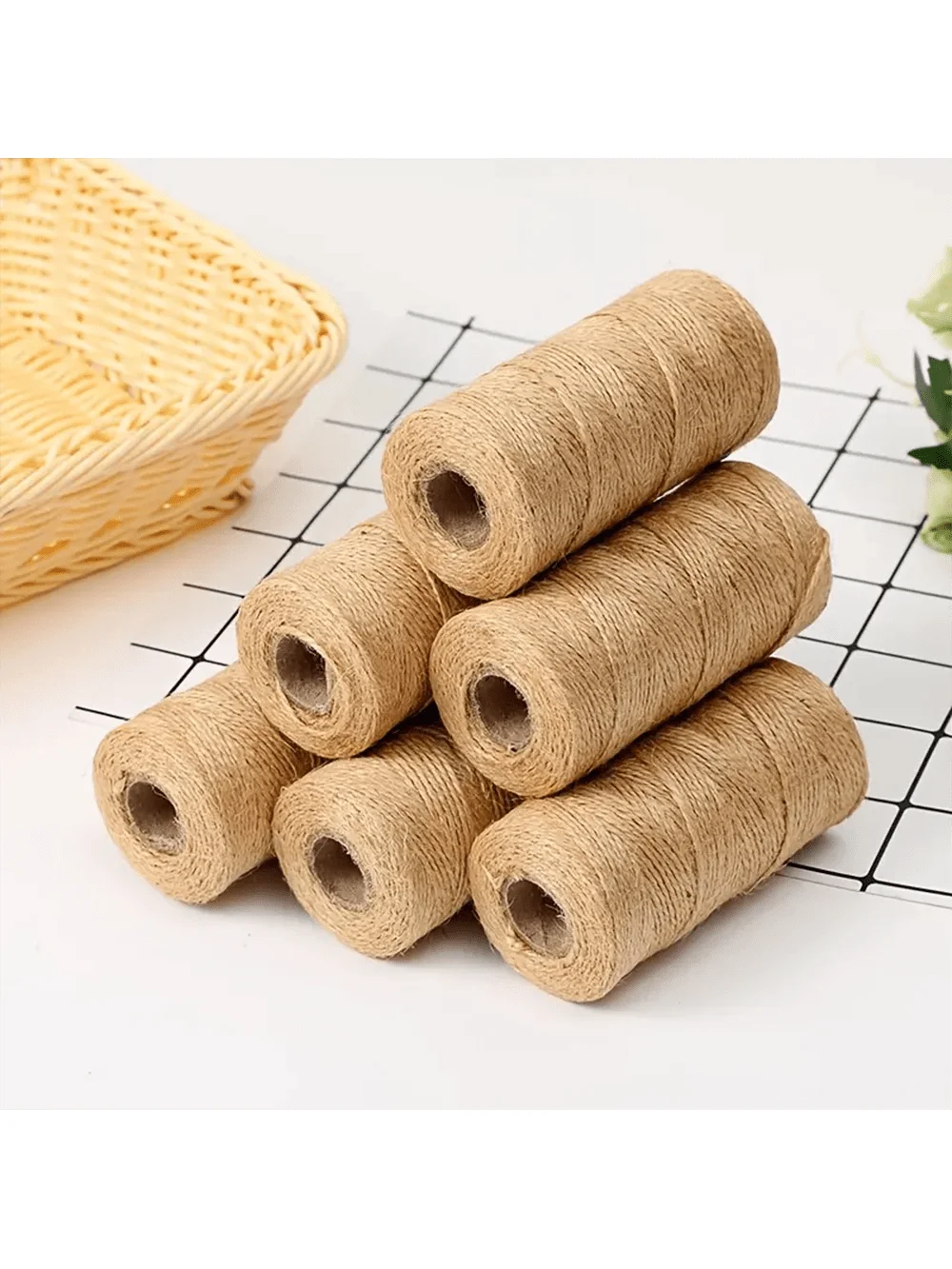 Узел Из Натуральной Джутовой Веревки Для Поделок Декоративный Шпагат В Стиле