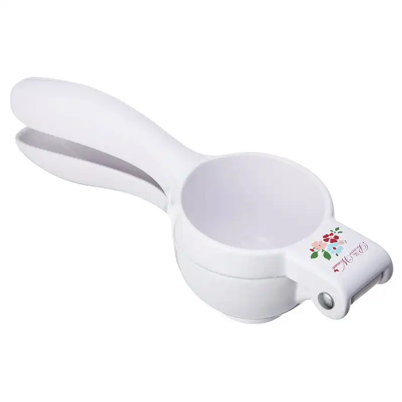 

Party Handheld Cast Citrus Fruit Press Juicer with Filter, White