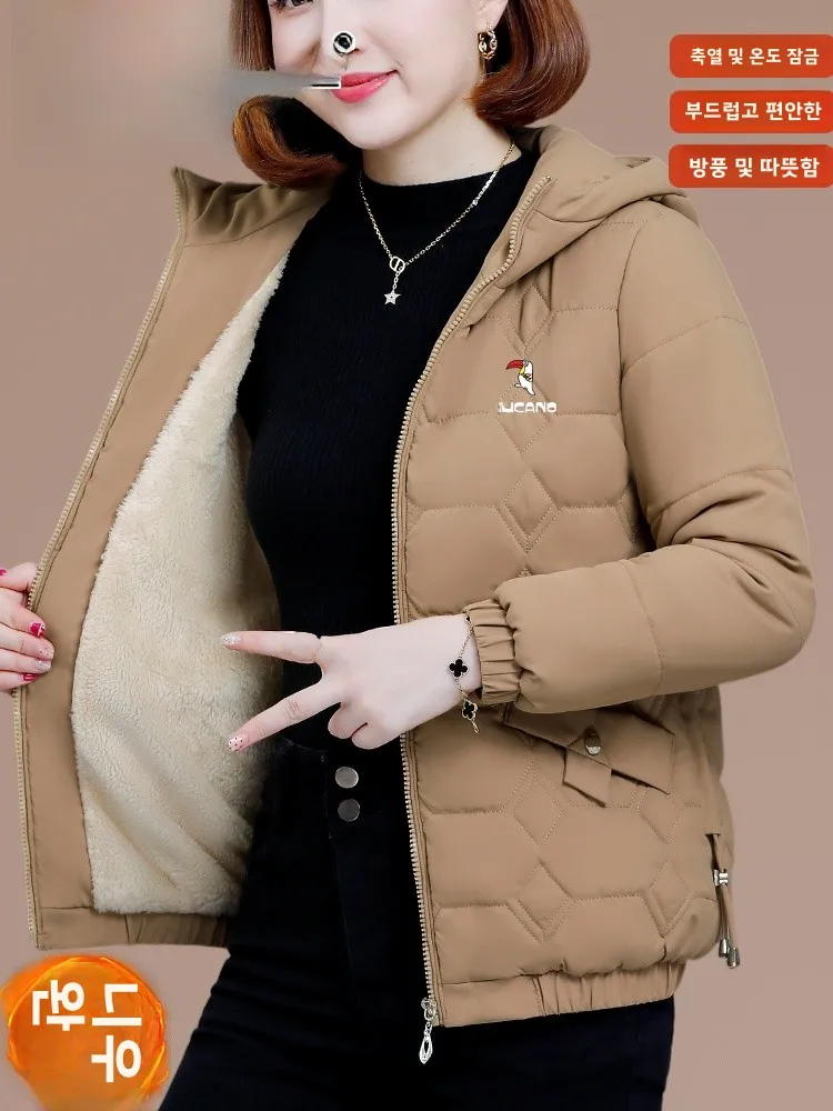 Фирменный пуховик Woodpecker одежда с хлопковой подкладкой женская зимняя 2024 новинка