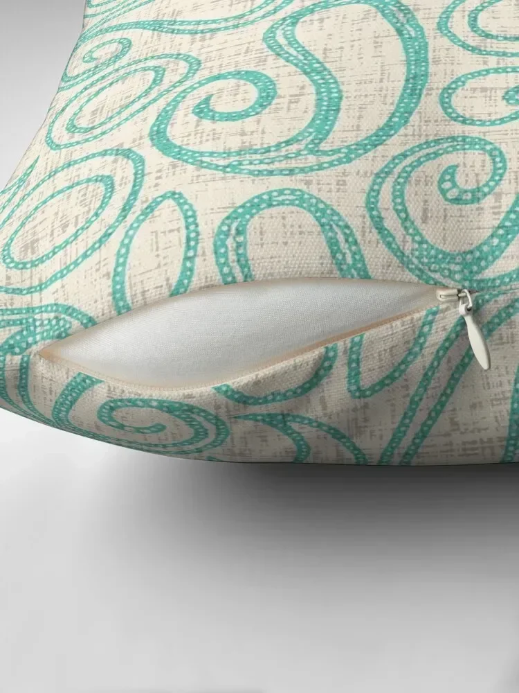 Ziya кремовая мятная декоративная подушка Рождественские наволочки с вышивкой