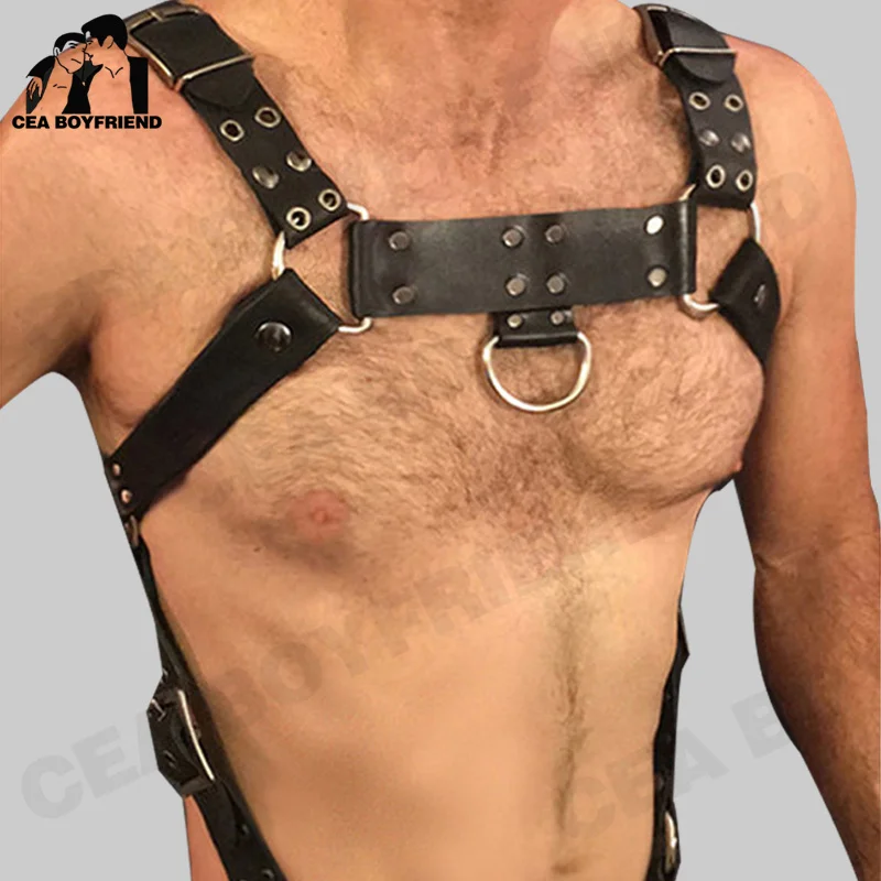 

Эротическое нижнее белье в готическом стиле, Фетиш-майки для геев, бандаж, сексуальный костюм, бандаж, мужские аксессуары в стиле панк, нижне...