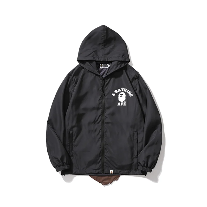 

2023 Bape Autumn Winter Women's Windproof Jacket Ape Head BAThing STAR Men's Street Hip Hop Casual Jacket