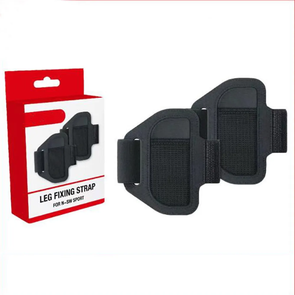 

2pcs Adjustable Elastic Straps Somatosensory Gaming Legs Tie Left Right Handle Fixing Straps For Switch OLED
