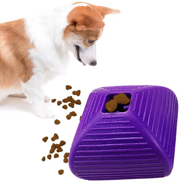 

Dog Puzzle Chew Toys Fun Interactive Food Dispensing Dog Toys IQ Treat Ball Food Dispensing Toys Of Non-Toxic Soft Ball Dog Toys