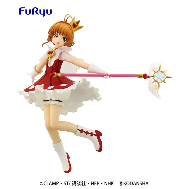 

Фигура FuRyu Original:KINOMOTO SAKURA Princess Dress, 19 см, ПВХ фигура аниме, модели игрушек, фигурки, коллекционная кукла в подарок