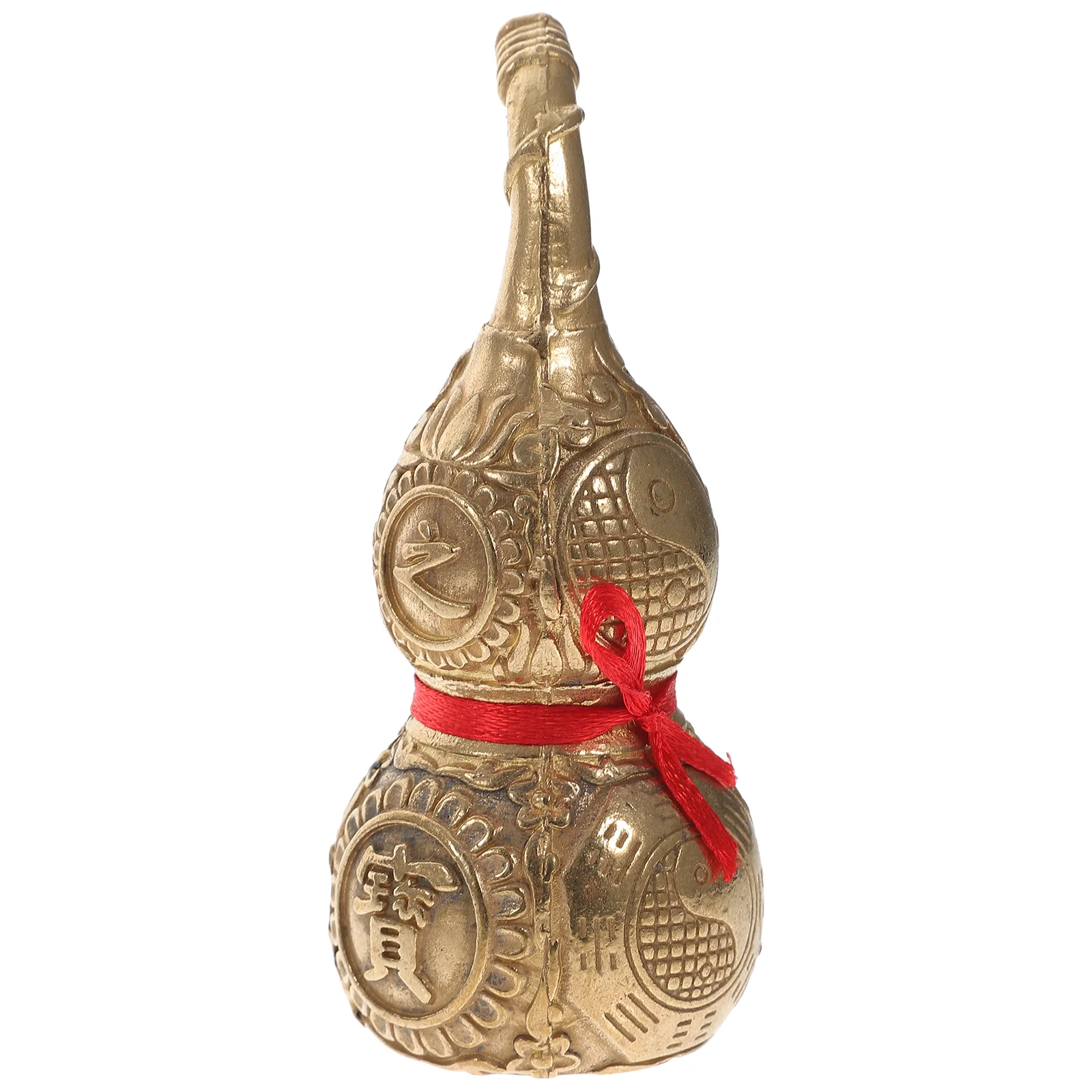 

Coins Chinese Fortune Good Shui Feng Gourd Luck Figurine Success Longevity Sculpture Statue Gourds Omamori Protection Charm